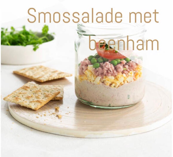 Zomersmos met beenham