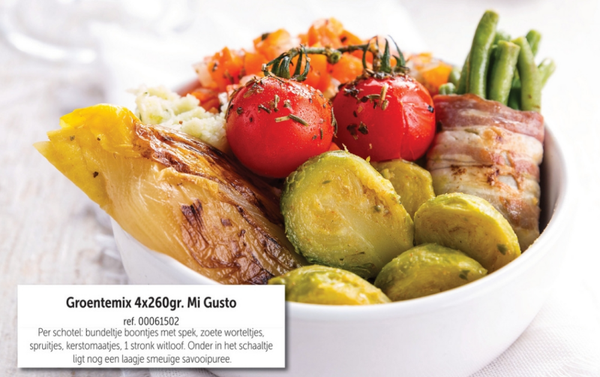 Groentepotje of schotel