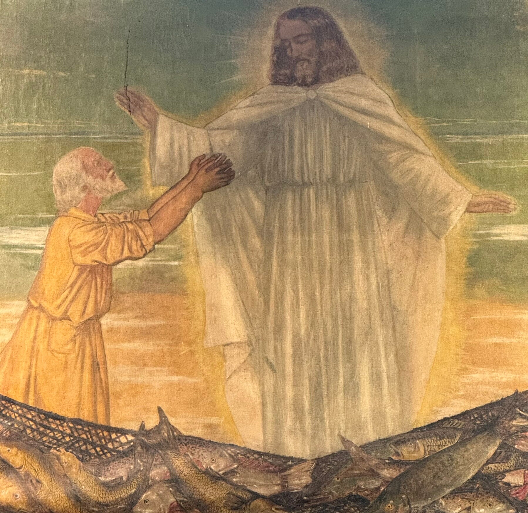 Schilderij in Mariekerke.