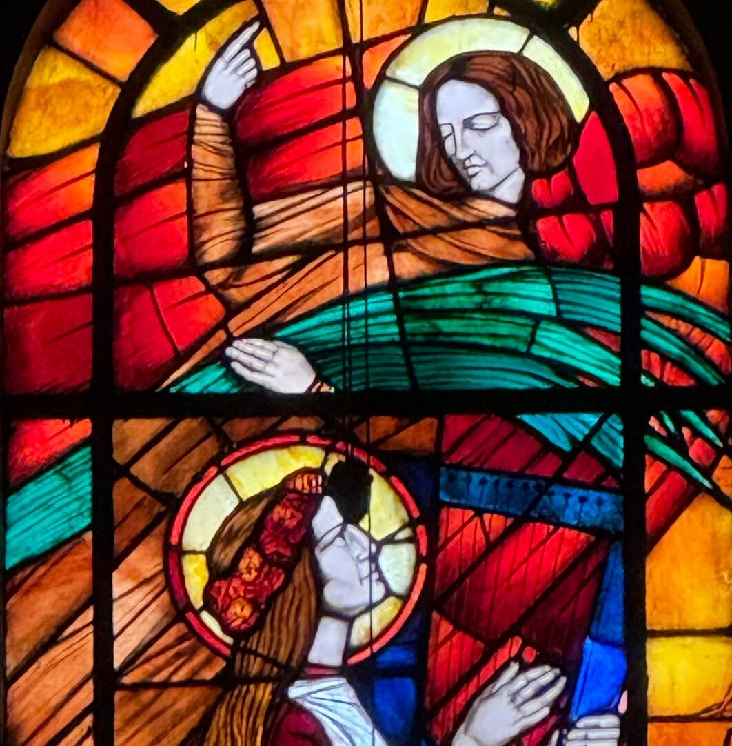 Glasraam Heilige-Geestkerk.