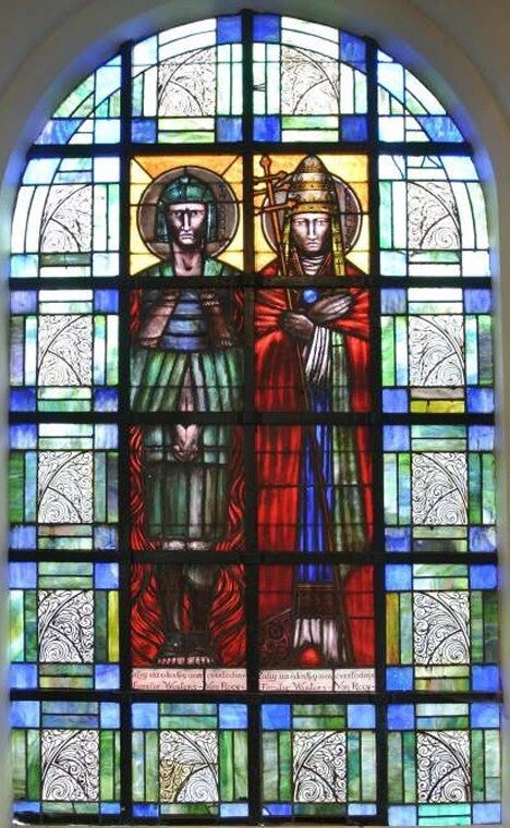 Heilige Theodorus en Heilige Cornelius.