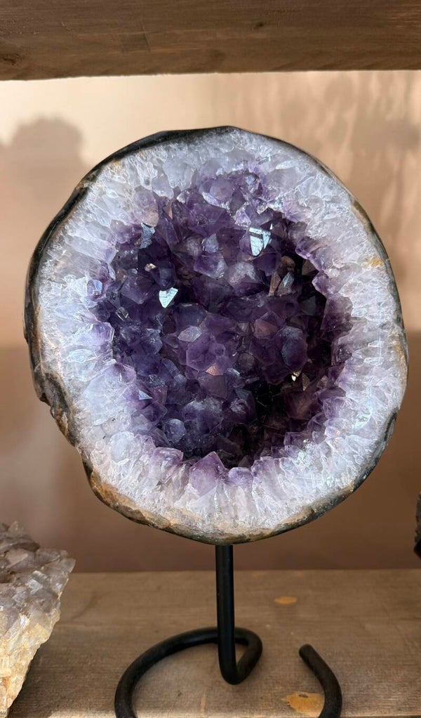 ✨Amethist Geode op Standaard  uniek stuk ✨