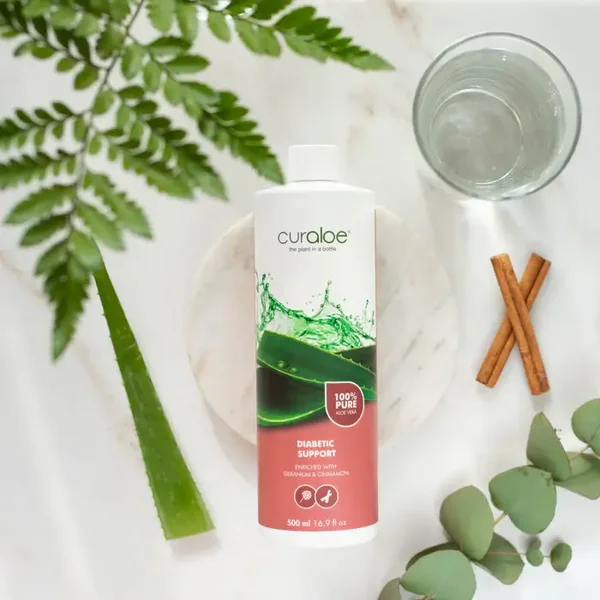 Supplement ter ondersteuning van diabetes - 95% Aloë Vera-sa