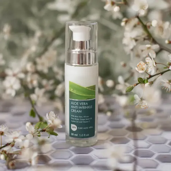 Anti-rimpel Aloë Vera Vernieuwingscrème - 75% Aloë Vera 30ml