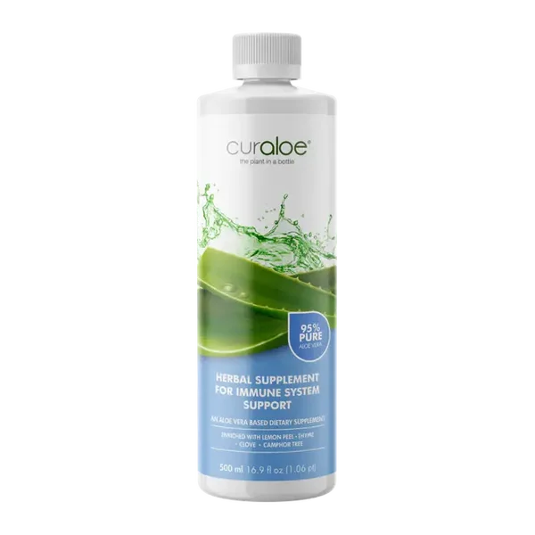 Supplement ter ondersteuning van het immuunsysteem - 95% Aloë Vera + kruiden die het immuunsysteem stimuleren