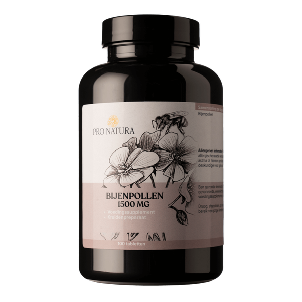 Bijenpollen Voedingssupplement, Kruidenpreparaat  1500 mg