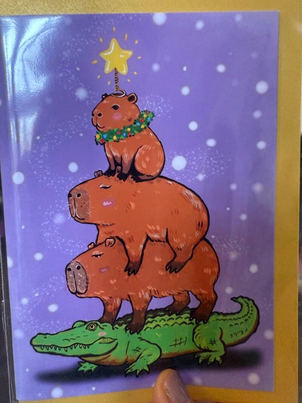 Capibara Christmas