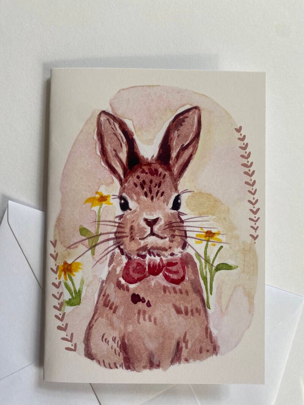 <Rabbit> folded card