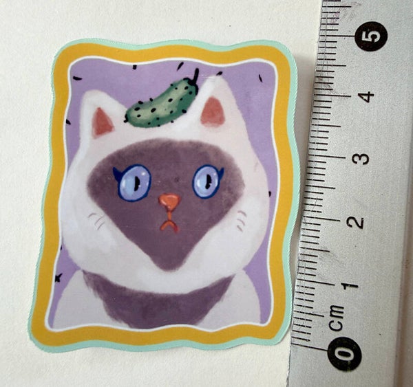 small sticker <Siamees>