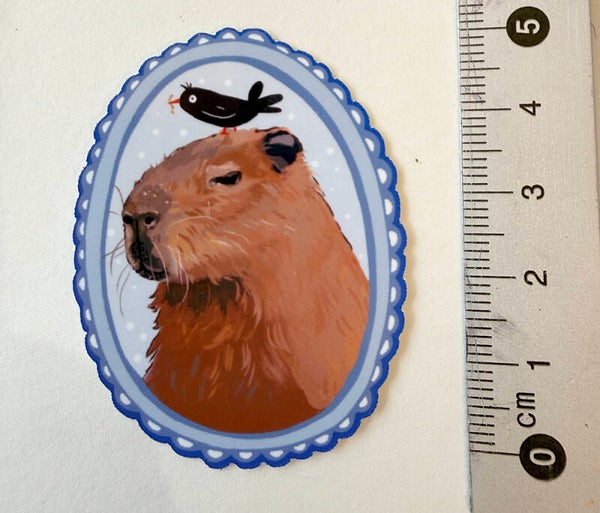 small sticker <Capibara>