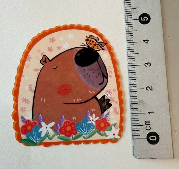 small sticker <Capibara>