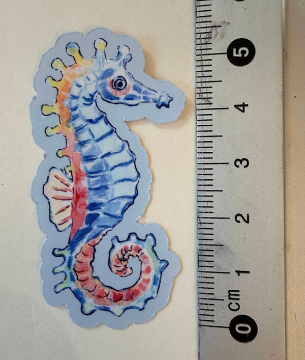 small sticker <Seahorse>
