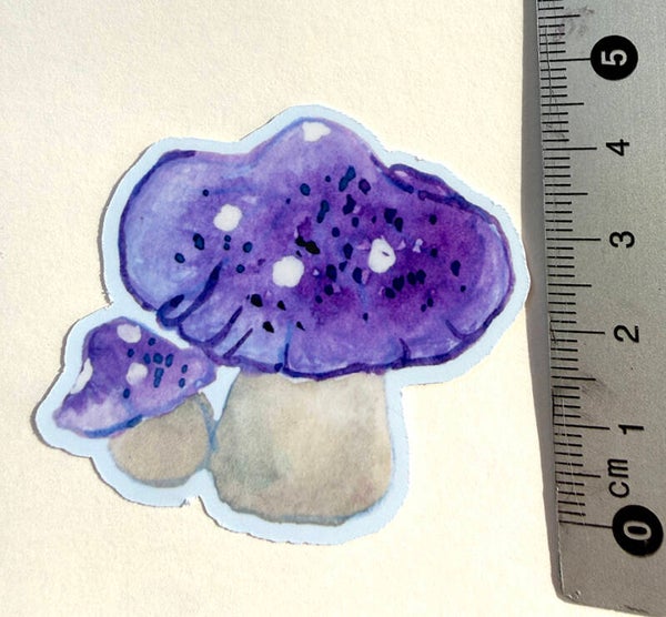 small sticker <Mushroom>