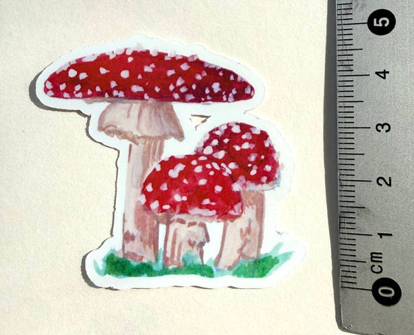 small sticker <Mushroom>