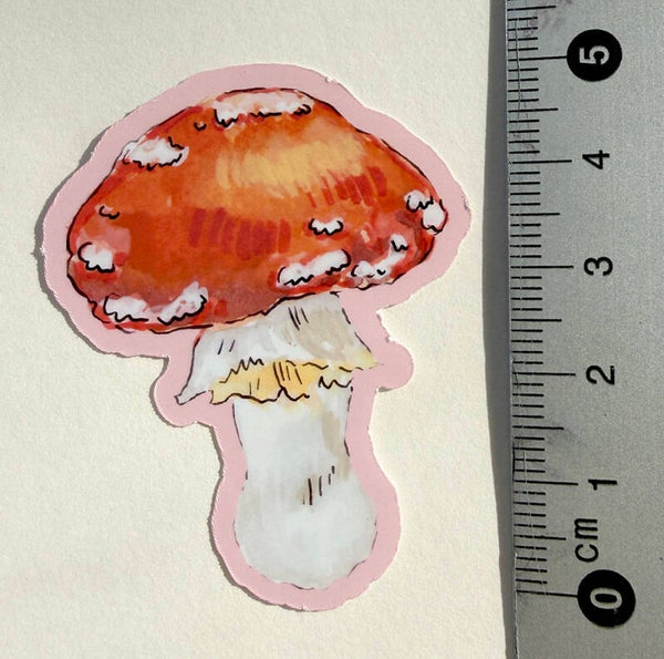 small sticker <Mushroom>