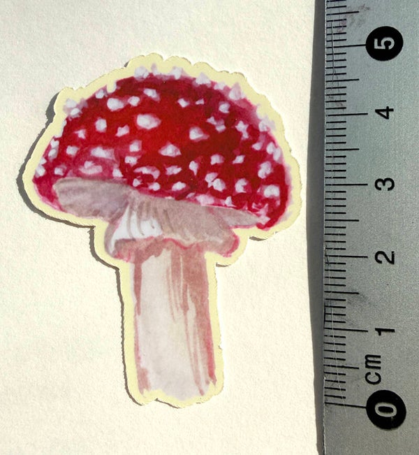 small sticker <Mushroom>