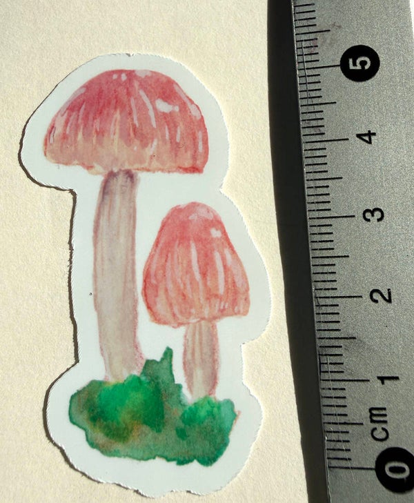 small sticker <Mushroom>