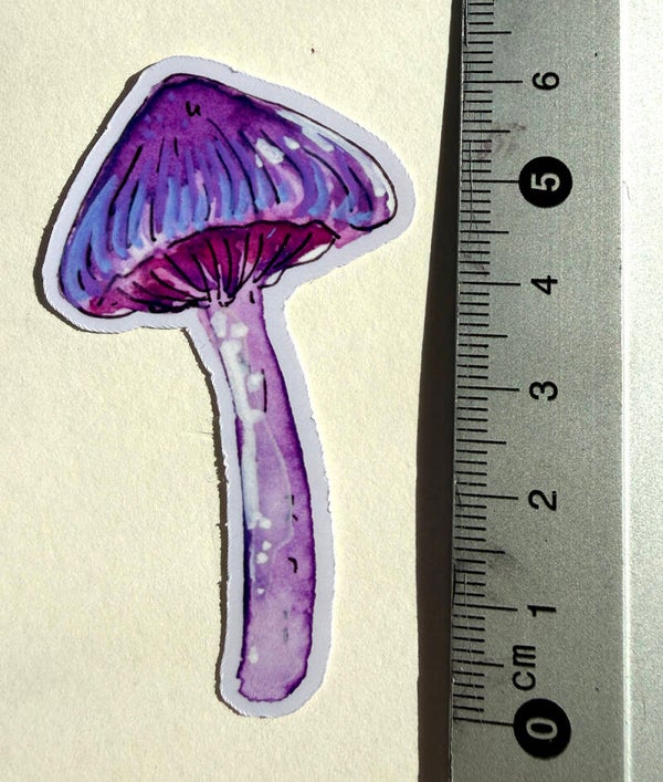 small sticker <Mushroom>