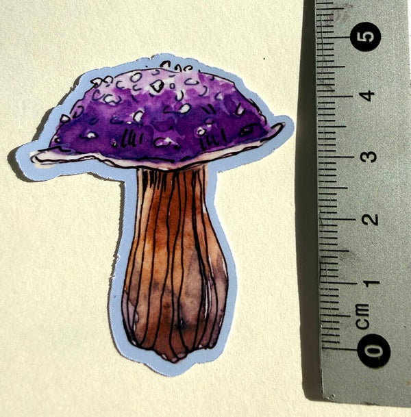 small sticker <Mushroom>