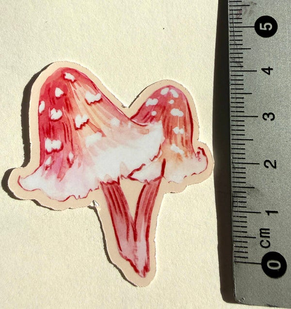 small sticker <Mushroom>