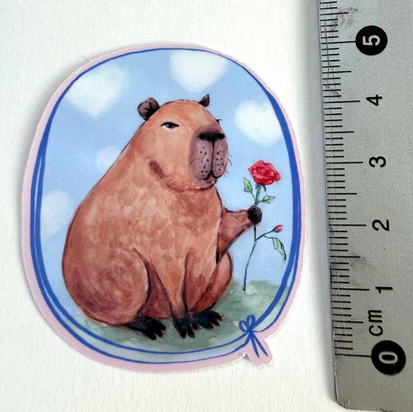 small sticker <Capibara>
