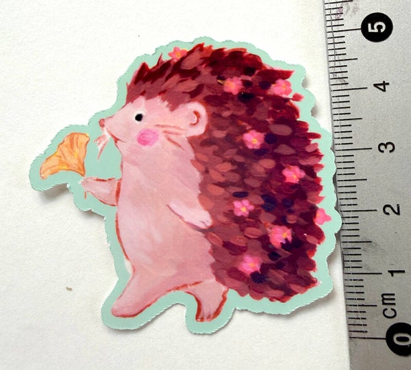 small sticker <hedgehog>