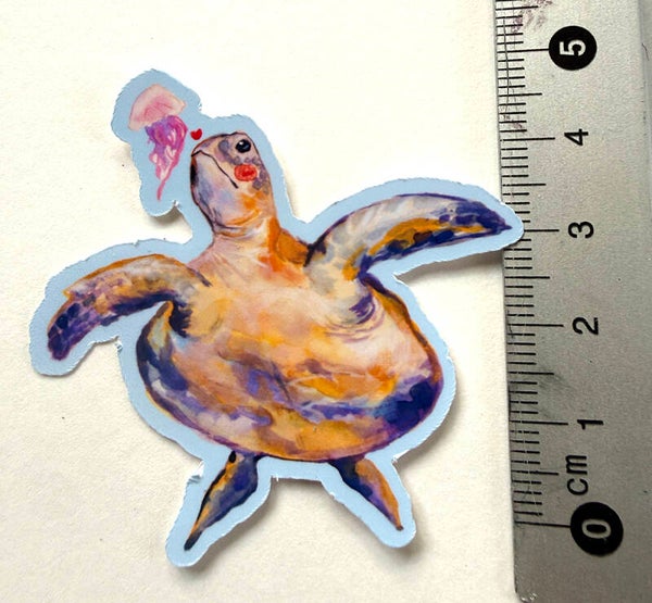 small sticker <Sea turtle>