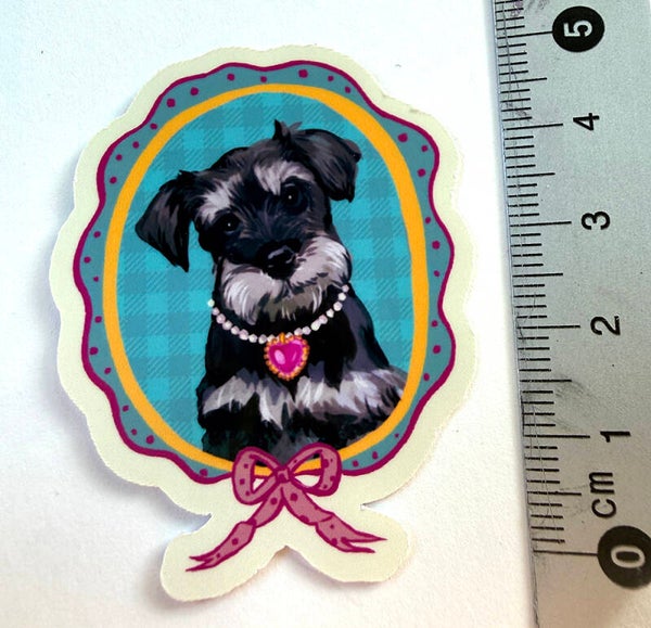 small sticker <Schnauzer>