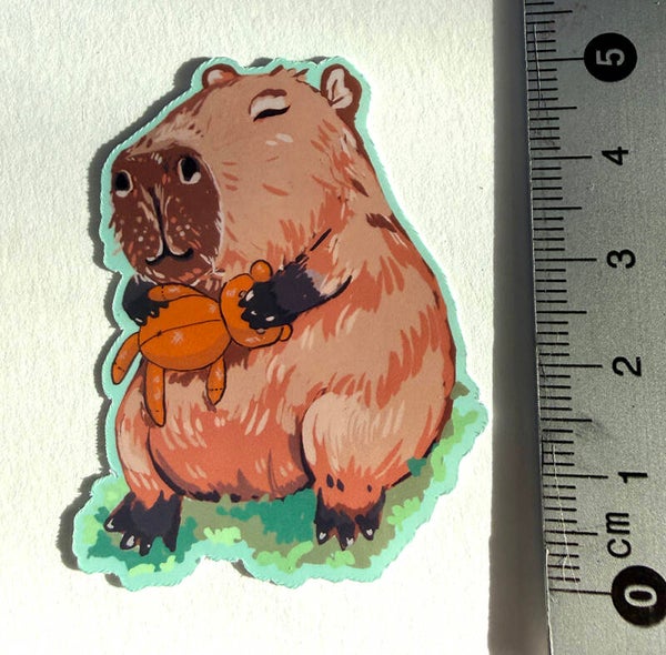 small sticker <Capibara>