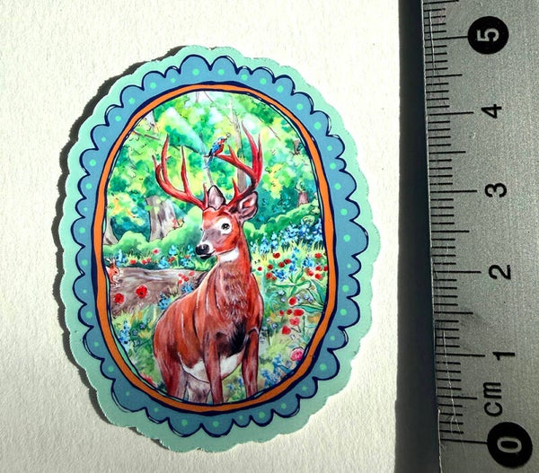 small sticker <Deer>