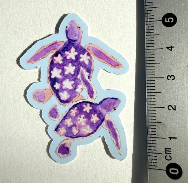 small sticker <Sea turtles>