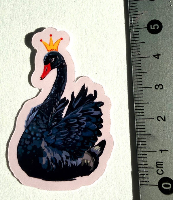 small sticker <Black Swan>