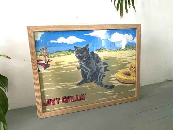 <Just Chillin No.1> A3 Print