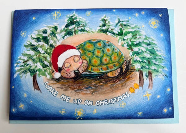 Christmas card <Wake my up on Christmas>