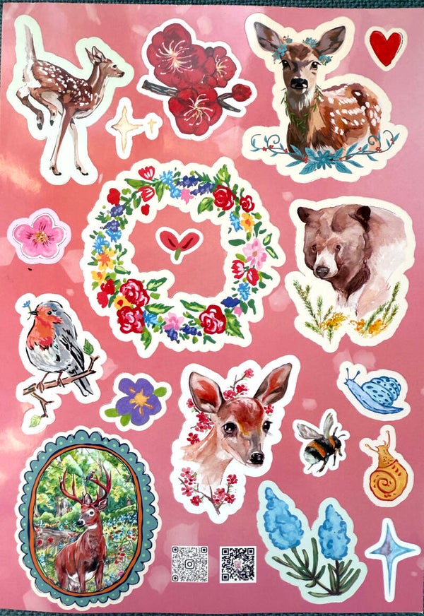 Paper Sticker <Deer>