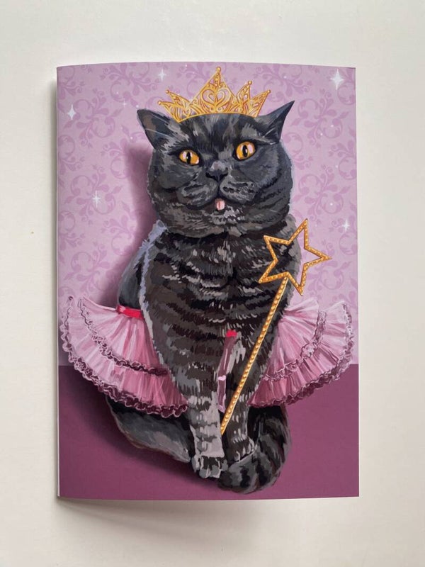 <Princess> folded card