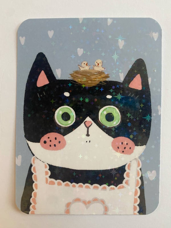 mini glitter card with envelope