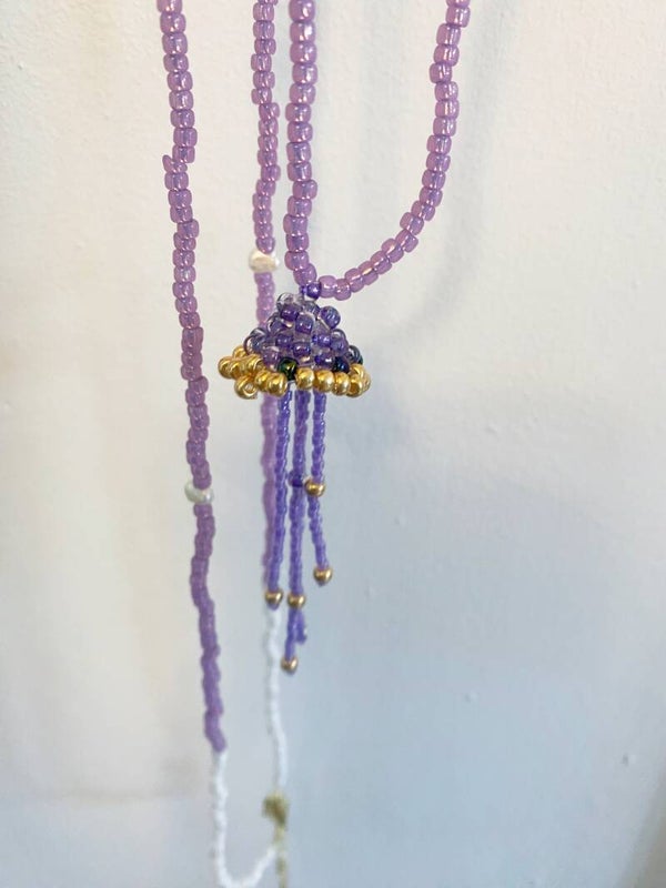 <Jellyfish Necklace>, handmade