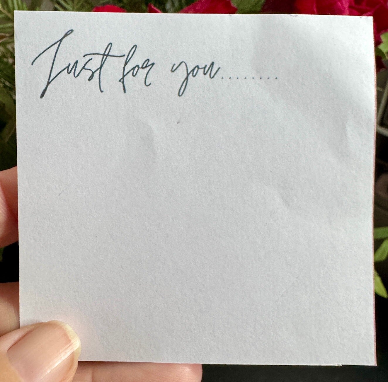 Spring Just for You Background Note Cube (3 x 3")