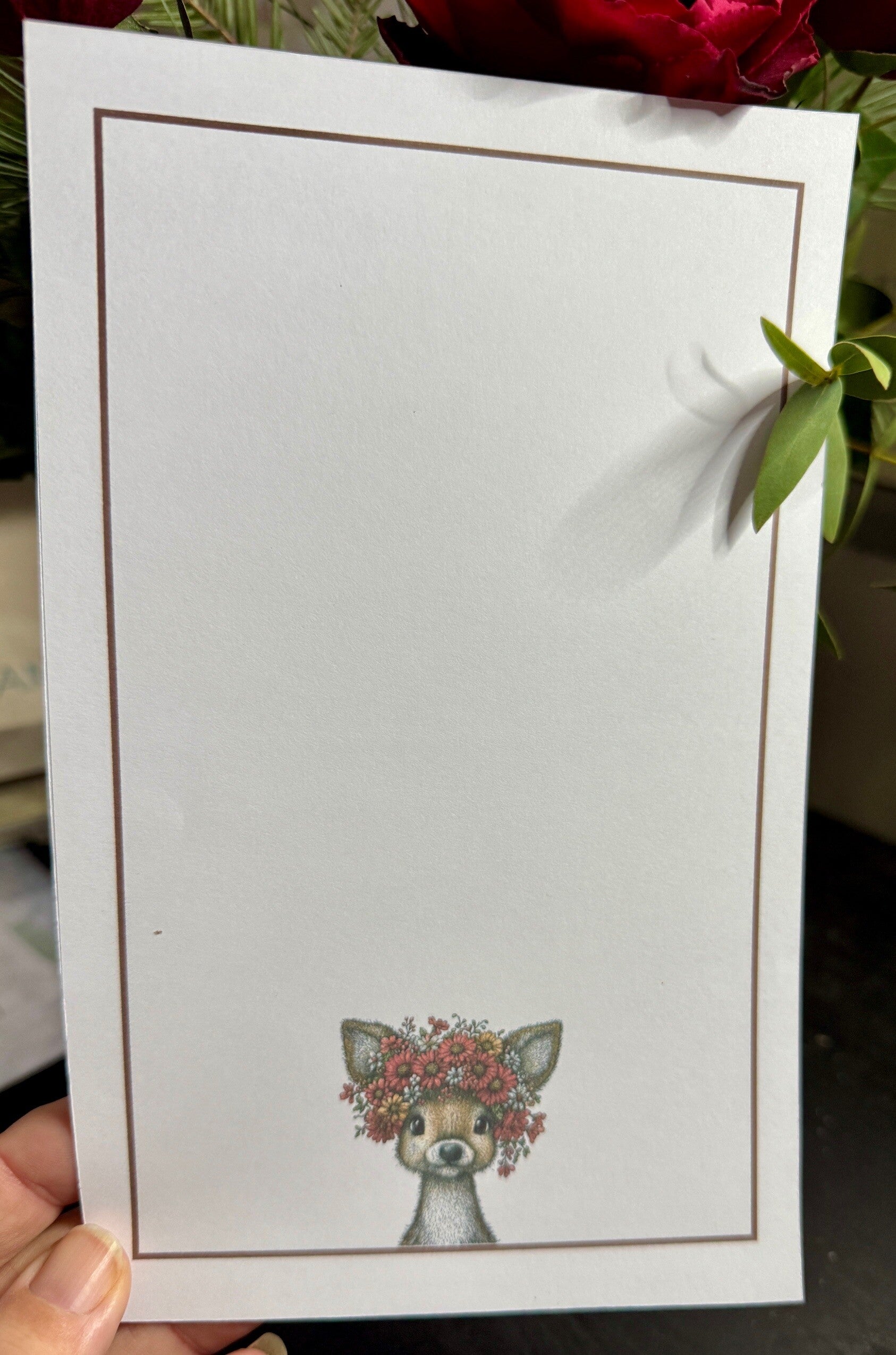 Spring Deer Notepad (A5)