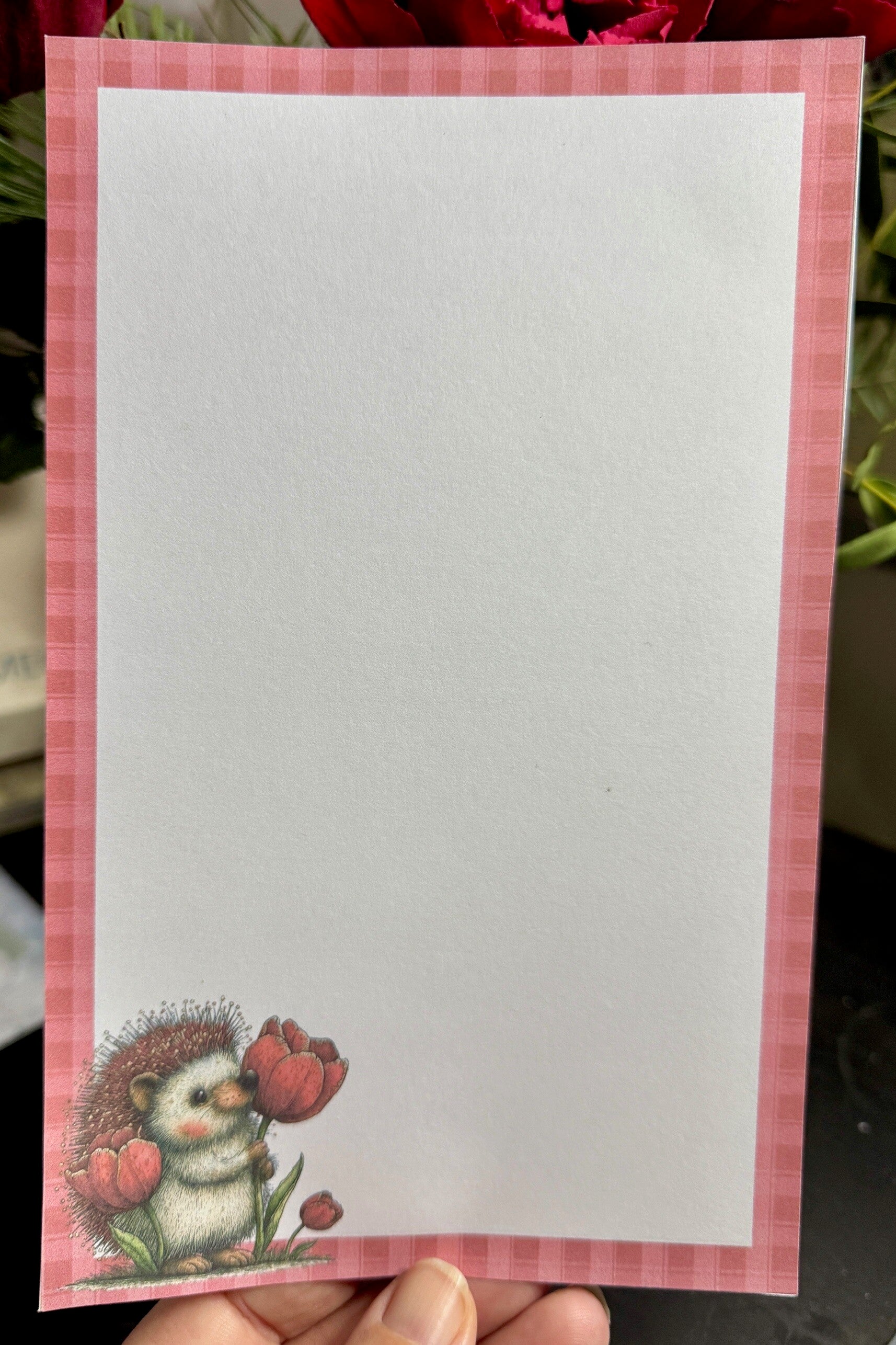 Spring Hedgehog Notepad (A5)