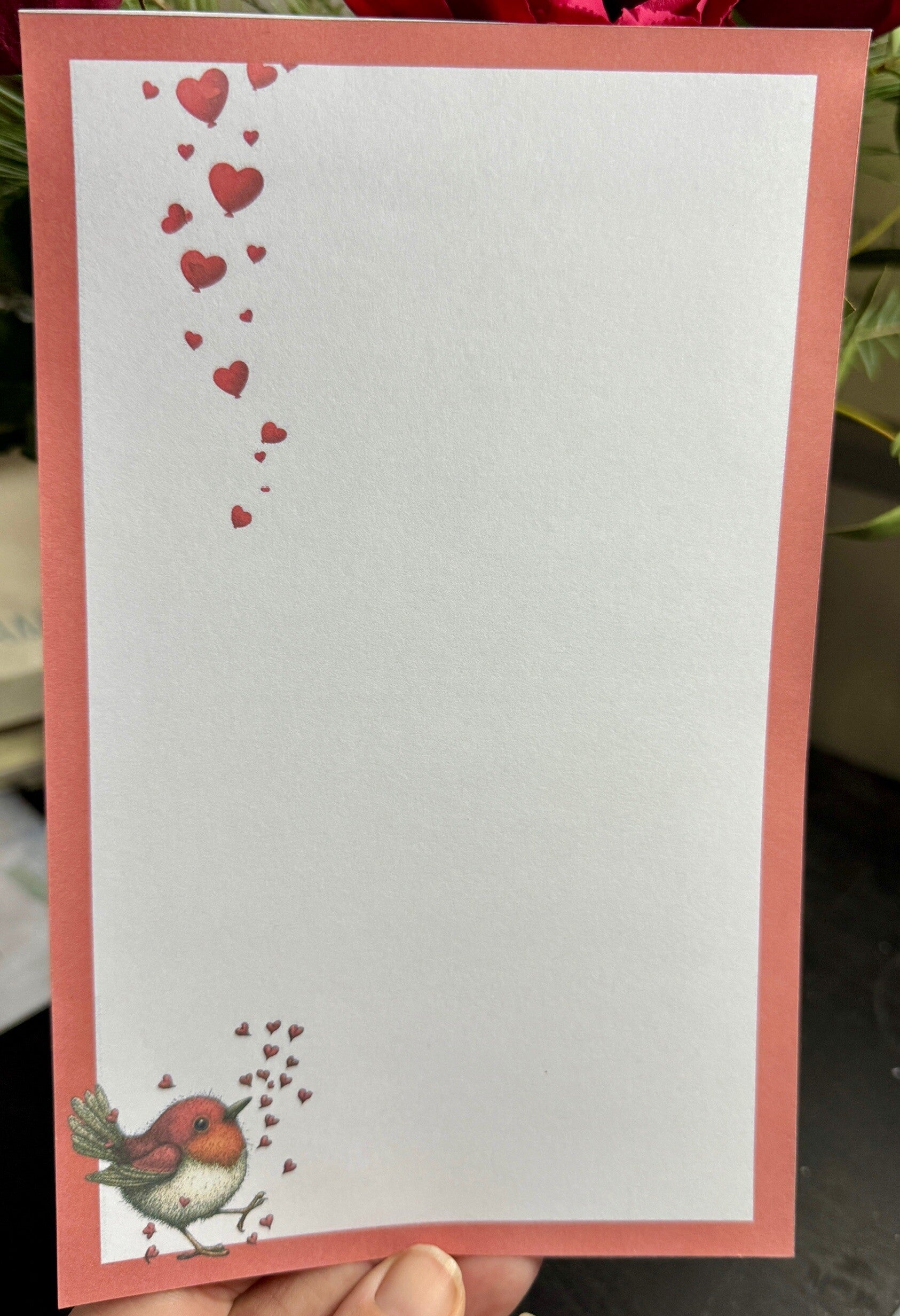 Spring Robin Notepad (A5)