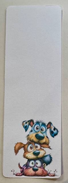 Whimsical Dogs Bookmark (2 x 6") - Long Love
