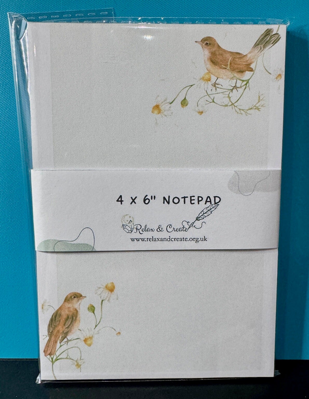 Woodland Birds Notepad (4x6")