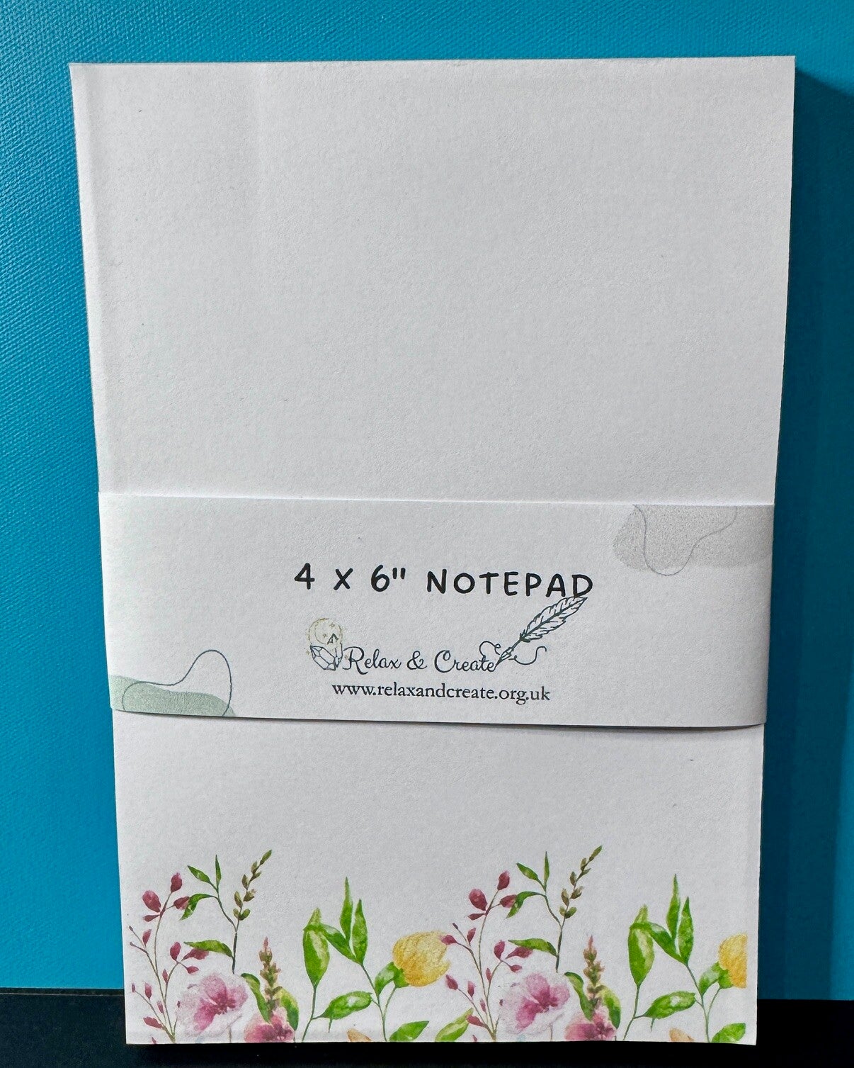 Yellow Wildflowers Notepad (4x6")