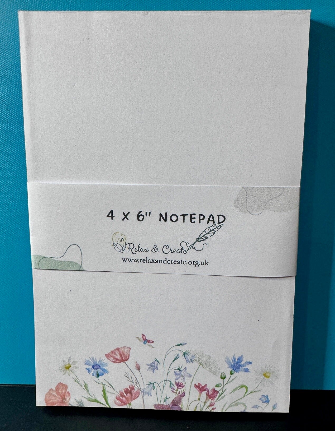 Cornflowers Notepad (4x6")
