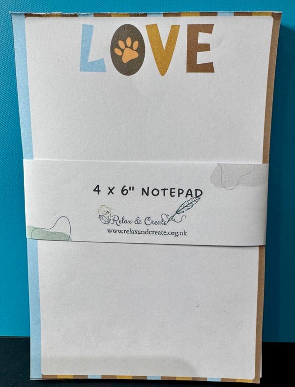 Whimsical Dogs Notepad (4x6") - Centre Love