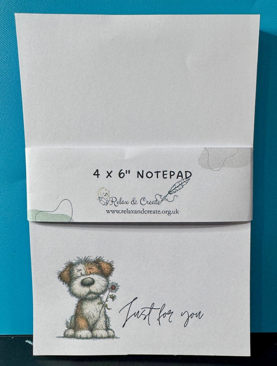 Spring Dog Notepad (4x6")