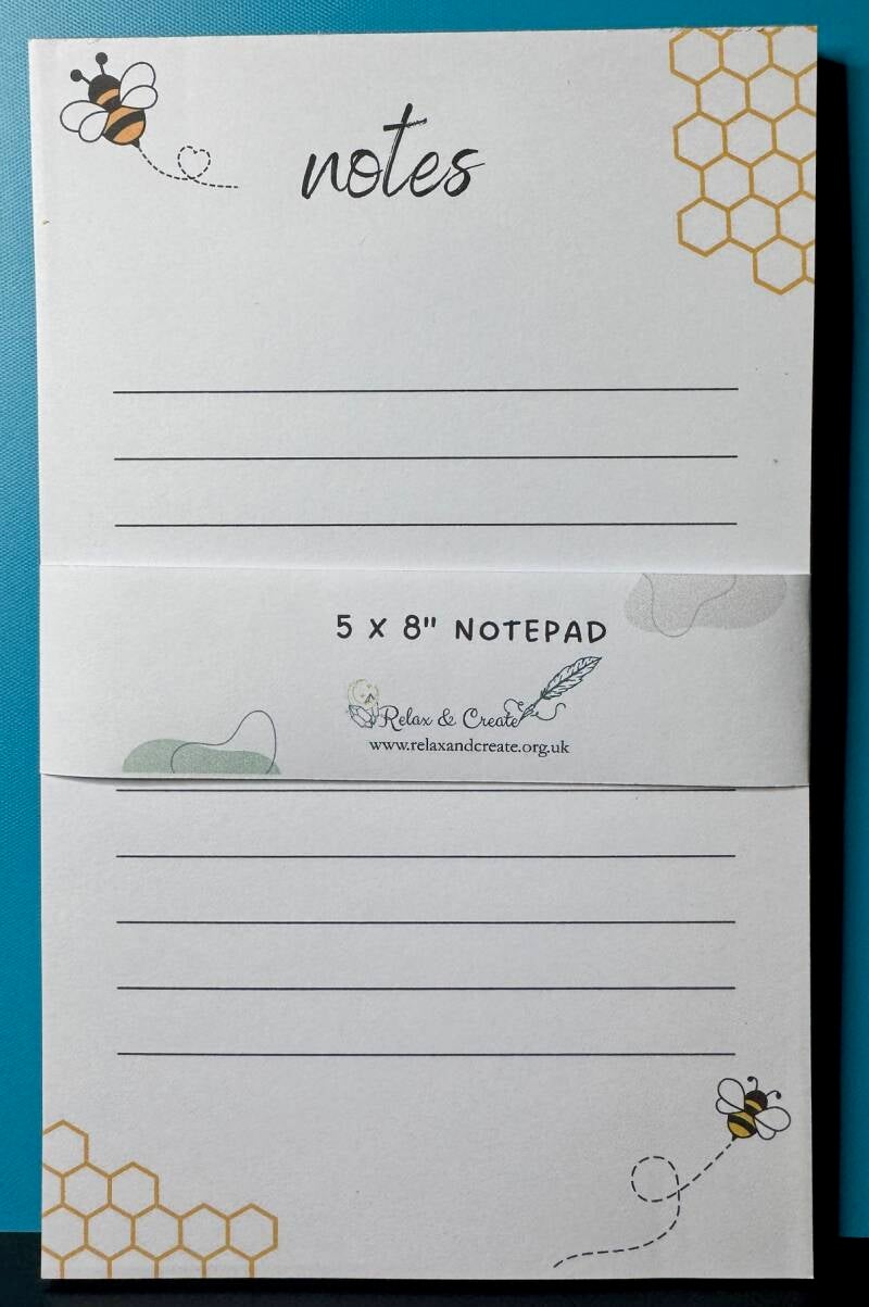 Honey Bee Notepad (A5)