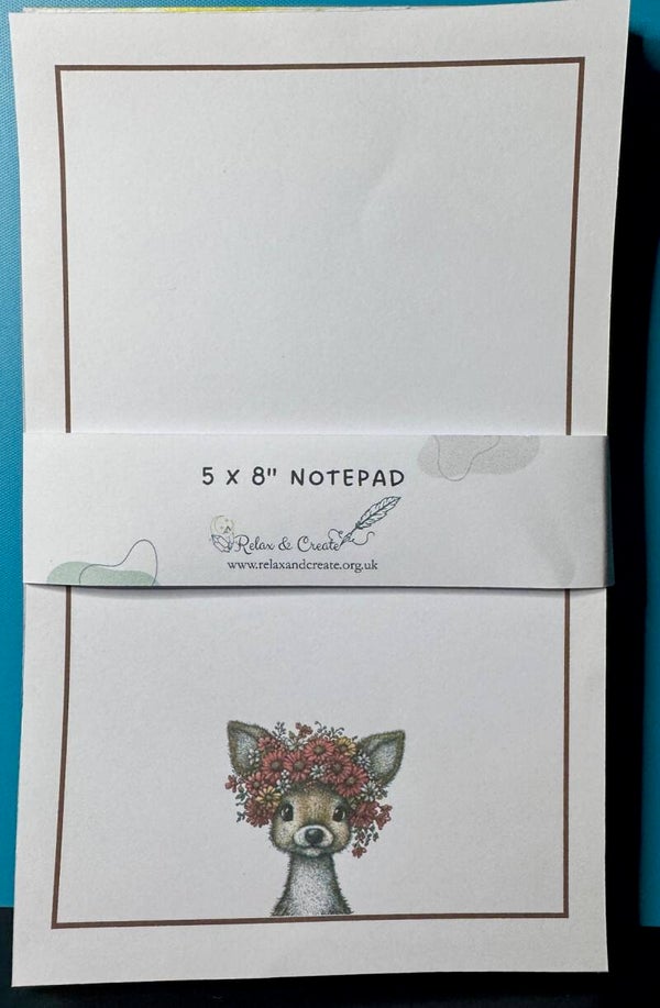 Spring Deer Notepad (A5)